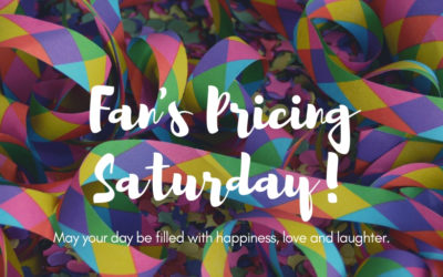Fan’s Pricing Saturday – August 31, 2019