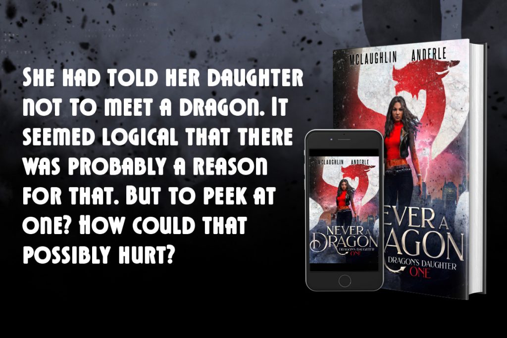 Never a dragon quote banner