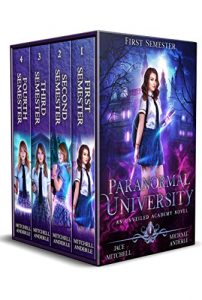 Paranormal university series e-book cover