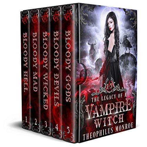 The legacy of a Vampire Witch e-book cover