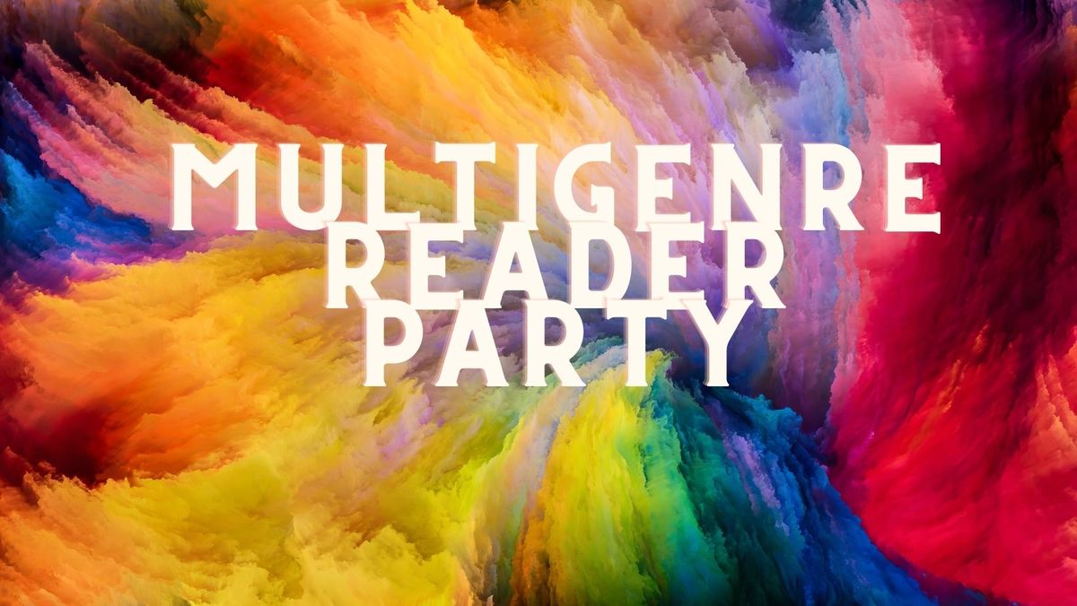 Multigenre reader party promo banner