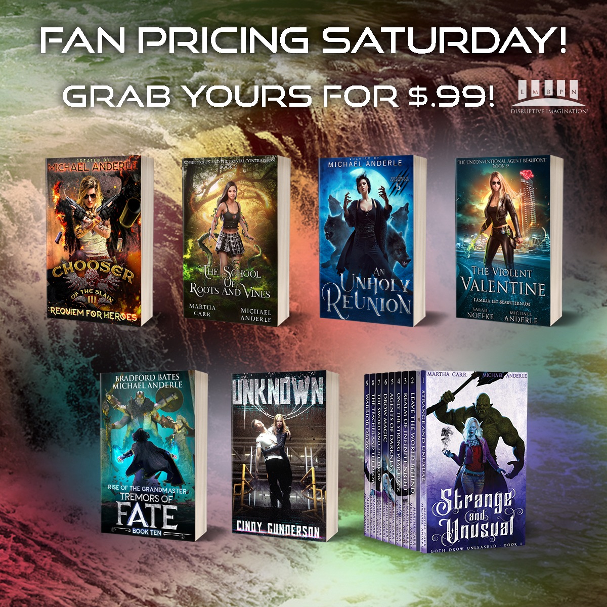 Batty for Books fan pricing banner
