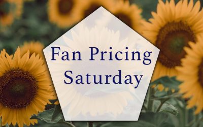 Epic Fan Pricing Saturday, September 7, 2024